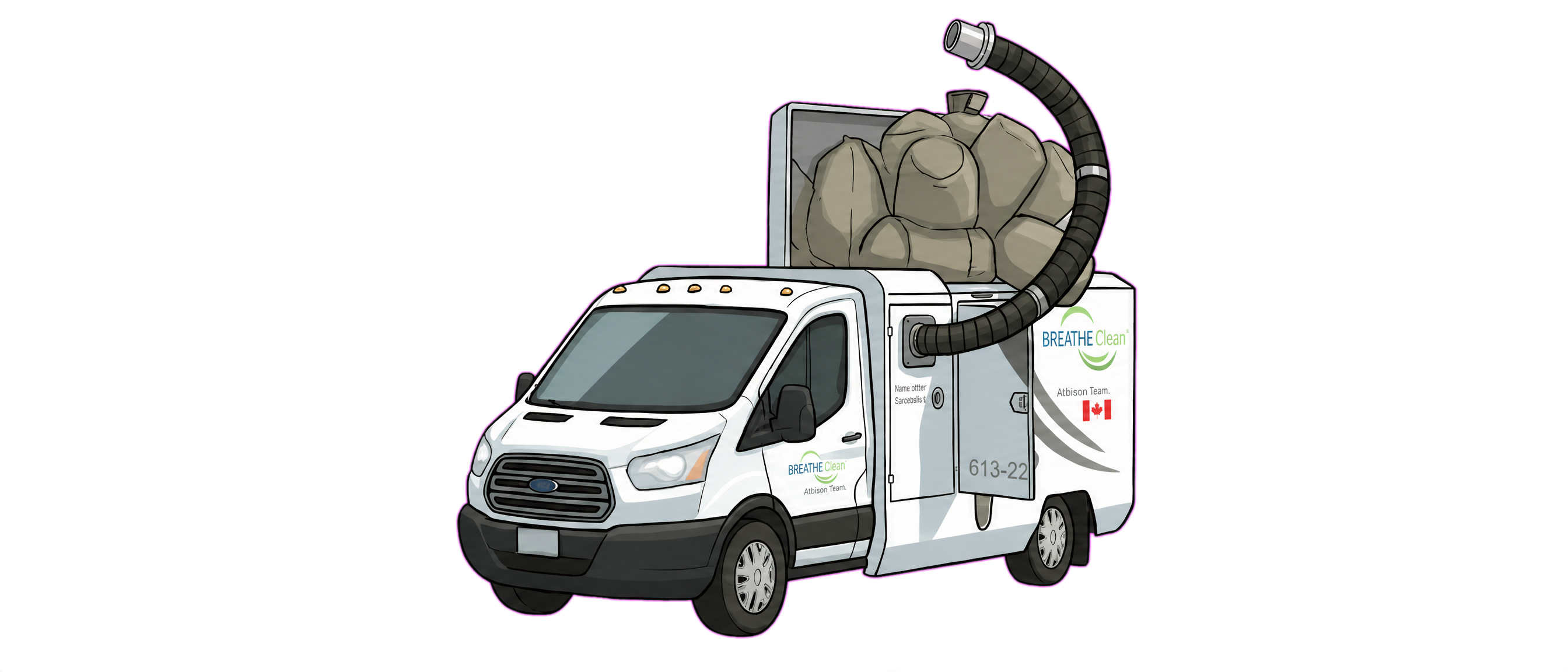 Breathe Clean duct cleaning truck in Arnprior